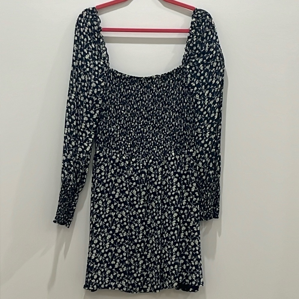 Reformation Long Sleeve Mini Dress